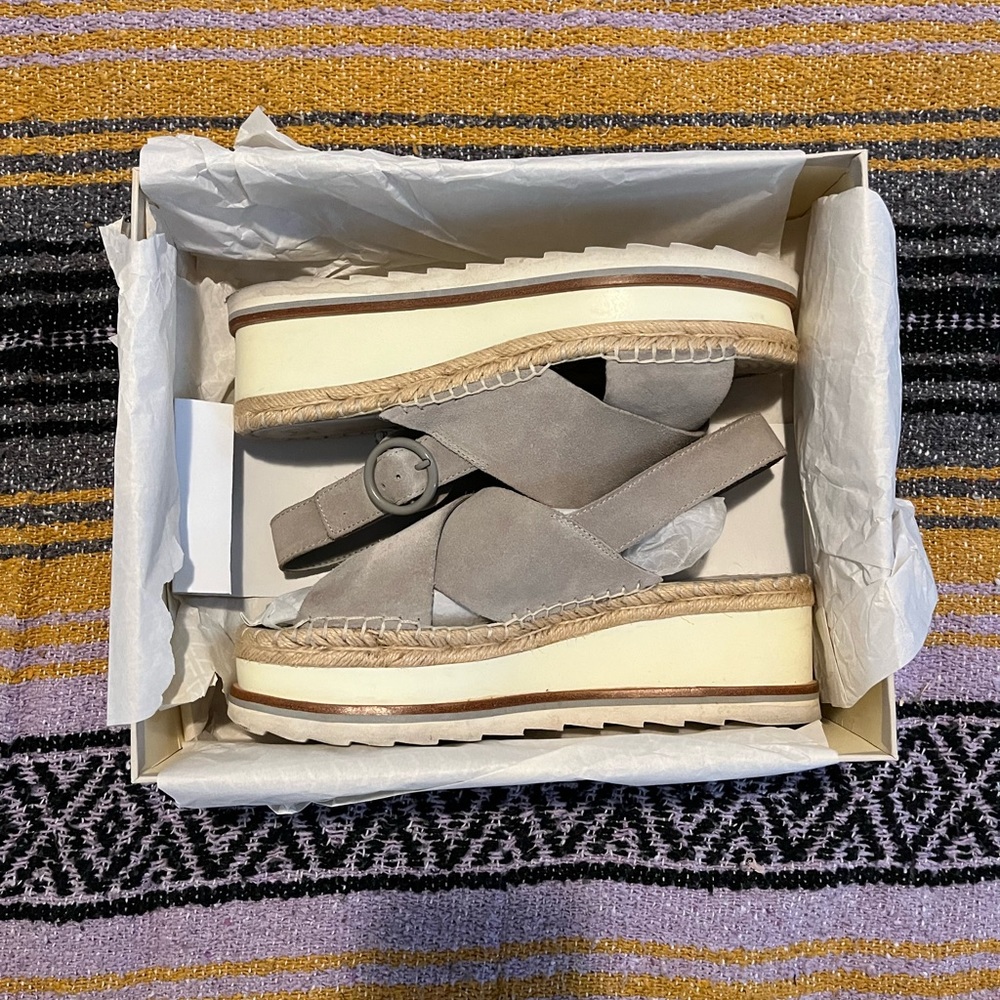 Marc Fisher suede sandals
